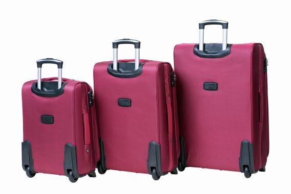Чемодан Bonro Tourist набор 3 шт. вишневый 