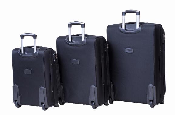 Чемодан Bonro Tourist набор 3 шт. черный 