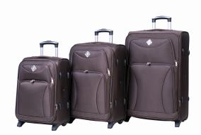 Чемодан Bonro Tourist набор 3 шт. коричневый