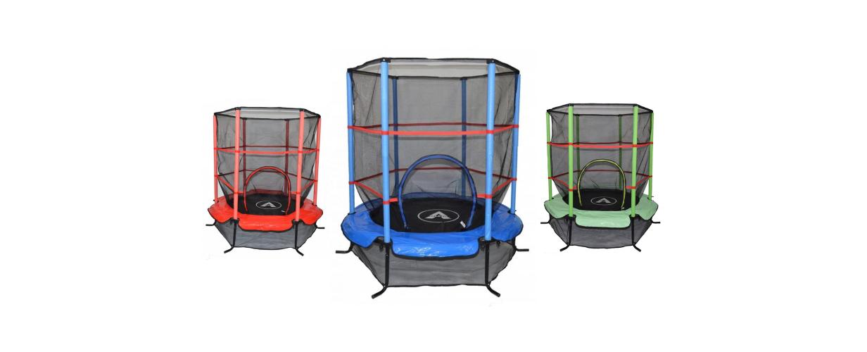 Батут Atleto 140 см с сеткой New