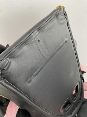  Крісло геймерське Bonro B-810 TPF жовте з підставкою для ніг (505) - уцінений товар