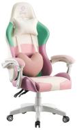 Крісло геймерське Bonro Lady 813 рожево-фіолетове (552) - уцінений товар