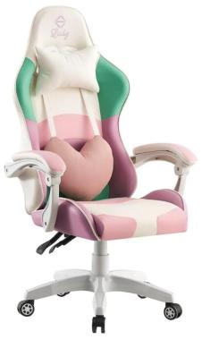  Крісло геймерське Bonro Lady 813 рожево-фіолетове (552) - уцінений товар
