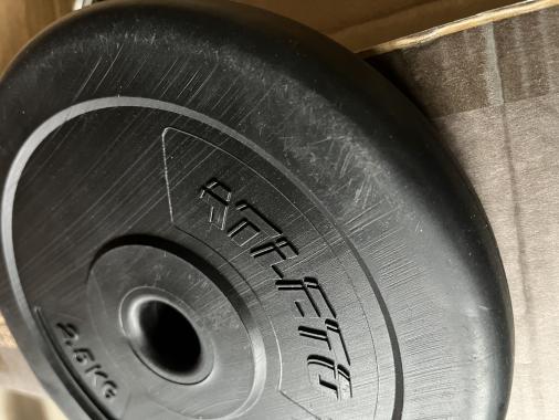 Диск для штанг и гантелей композитный Atleto 4шт x 2,5кг (1191) - уцененный товар 