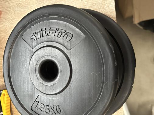 Диск для штанг и гантелей композитный Atleto 6шт x 1,25кг (1202) - уцененный товар 
