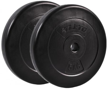 Диск для штанг и гантелей композитный Atleto 2шт x 5кг (1205) - уцененный товар 
