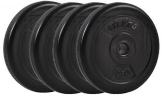 Диск для штанг и гантелей композитный Atleto 4шт x 2,5кг (1206) - уцененный товар