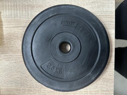 Диск для штанг и гантелей композитный Atleto 4шт x 2,5кг (1208) - уцененный товар 
