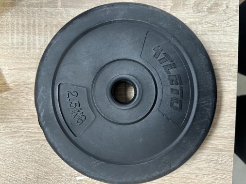 Диск для штанг и гантелей композитный Atleto 4шт x 2,5кг (1208) - уцененный товар 
