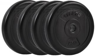 Диск для штанг и гантелей композитный Atleto 4шт x 2,5кг (1224) - уцененный товар