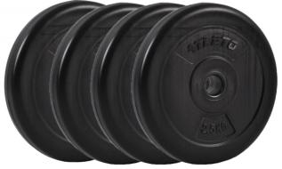Диск для штанг и гантелей композитный Atleto 4шт x 2,5кг (1230) - уцененный товар
