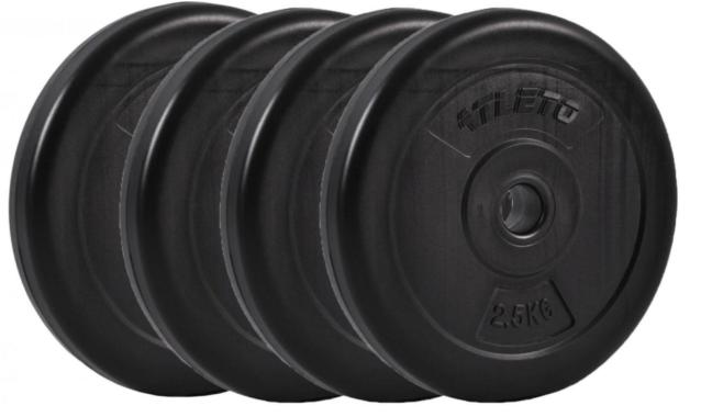Диск для штанг и гантелей композитный Atleto 4шт x 2,5кг (1243) - уцененный товар 