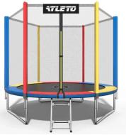 Батут Atleto 312 см с сеткой и стремянкой multikolor (933) - уцененный товар
