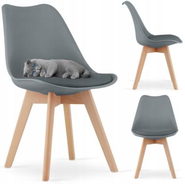  Крісло Bonro B-487 сіре 4U (1324) - уцінений товар