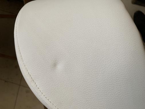  Барний стілець зі спинкою Bonro B-075 білий (773) - уцінений товар