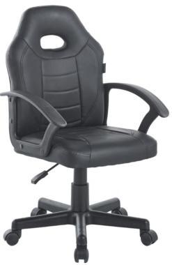  Крісло офісне геймерське Bonro B-043 чорне (1078) - уцінений товар