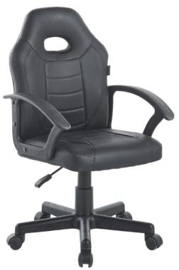  Крісло офісне геймерське Bonro B-043 чорне (1170) - уцінений товар