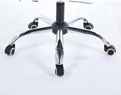  Крісло офісне на колесах Bonro B-6071 TPF чорне з підставкою для ніг