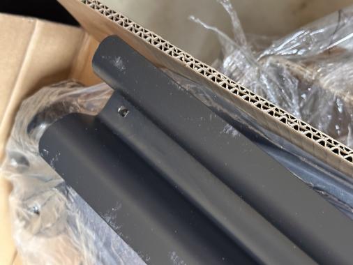  Парасоля садова з підсвіткою LED сіра Bonro B-7012LP 3м 8 спиць (987) - уцінений товар