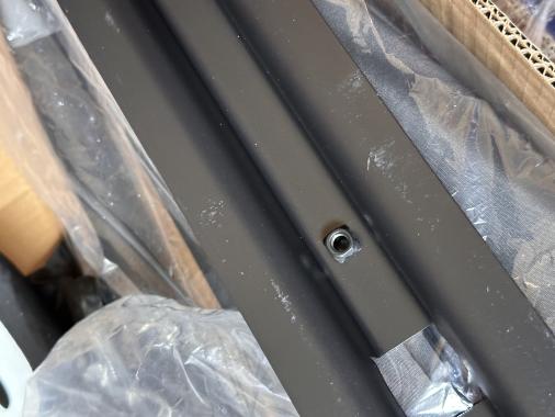  Парасоля садова з підсвіткою LED сіра Bonro B-7012LP 3м 8 спиць (987) - уцінений товар