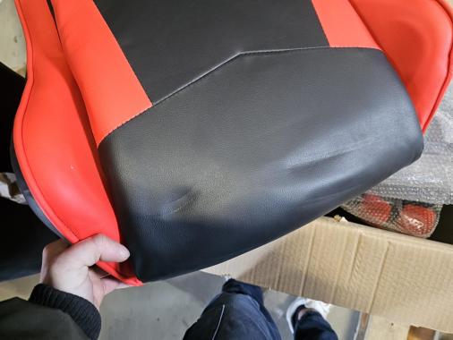 Крісло геймерське Bonro B-810 червоне (1468) - уцінений товар