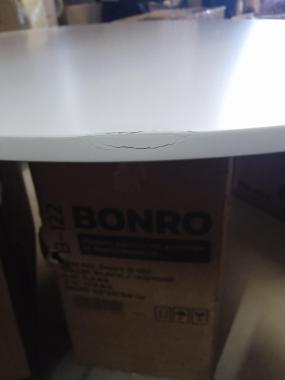  Стіл обідній круглий Bonro В-957-800 Білий (1486) - уцінений товар