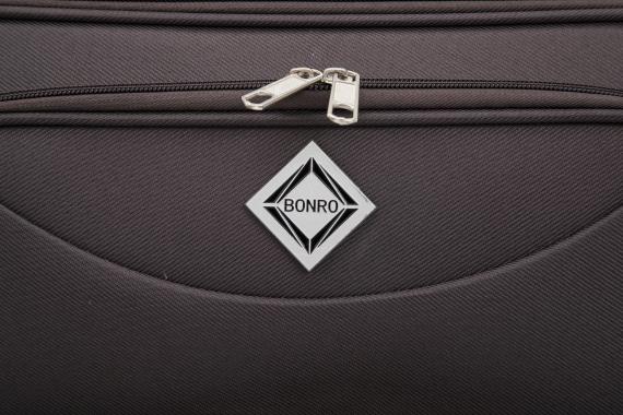  Валіза Bonro Tourist 4 колеса набір 3 штуки коричневий