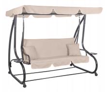 Гойдалка садовая Bonro Garden BW-002 бежевая 3 местная