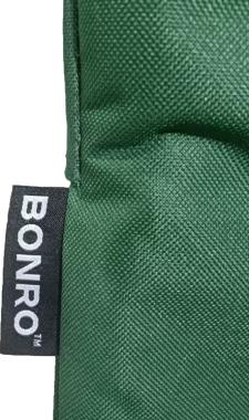 Кресло лежак для рыбака регулируемое со столиком и подставкой Bonro B-23 карп зеленое 