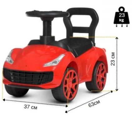 Детская каталка-толокар Spoko SP-609 красный 