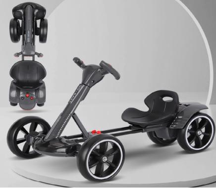 Детский электрокарт с пультом управления Spoko SP-V17 6V4,5 черный 