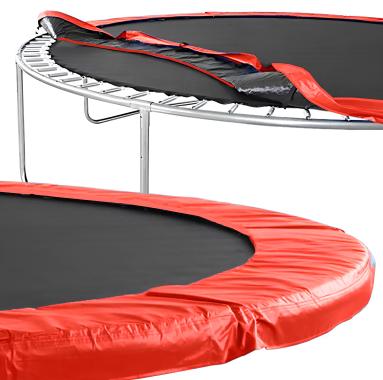 Накидка на пружины для батута 312 см 10ft красная 