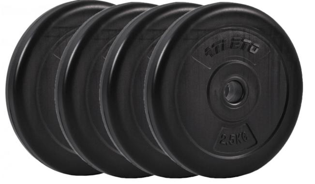 Диск для штанг и гантелей композитный Atleto 4шт x 2,5кг (1164) - уцененный товар 