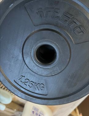 Диск для штанг и гантелей композитный Atleto 6шт x 1,25кг (1184) - уцененный товар 