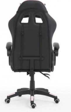  Крісло геймерське Bonro B-810 рожеве з підставкою для ніг