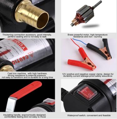 Насос для перекачки топлива и смазок Good Tool GT-003 