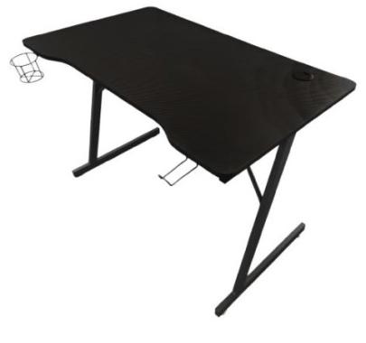 Геймерский игровой компьютерный стол 120 см Bonro B-07 черный 