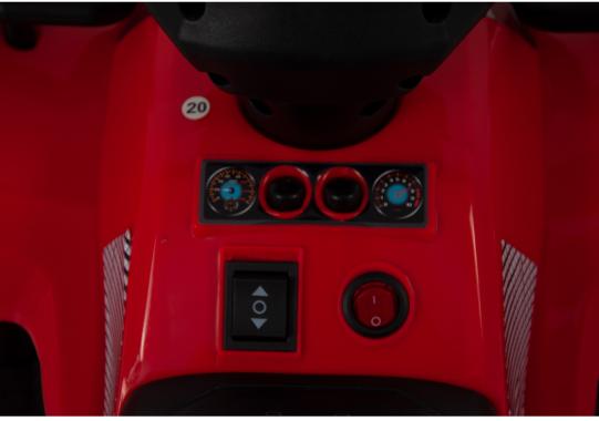  Дитячий електроквадроцикл Spoko MLY-518 червоний