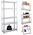 Стеллаж металлический 180х90х40 Siker GoodTool P9040L белый 5 полок (1033) - уцененный товар 