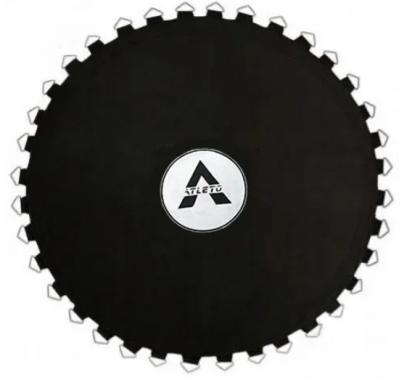 Батут детский с сеткой 183 см Atleto черный + подарок мячик 