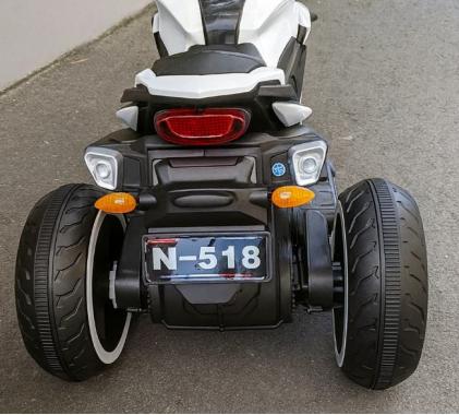  Дитячий електромотоцикл SPOKO SP-518 білий