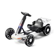 Детский электрокарт Spoko SP-V18 6V7 на четыре колеса с пультом управления белый