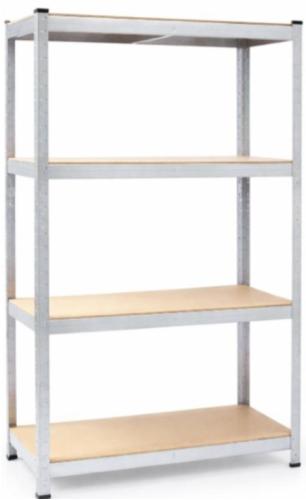 Стеллаж металлический 160х80х30 см Bonro G8030 4 полки